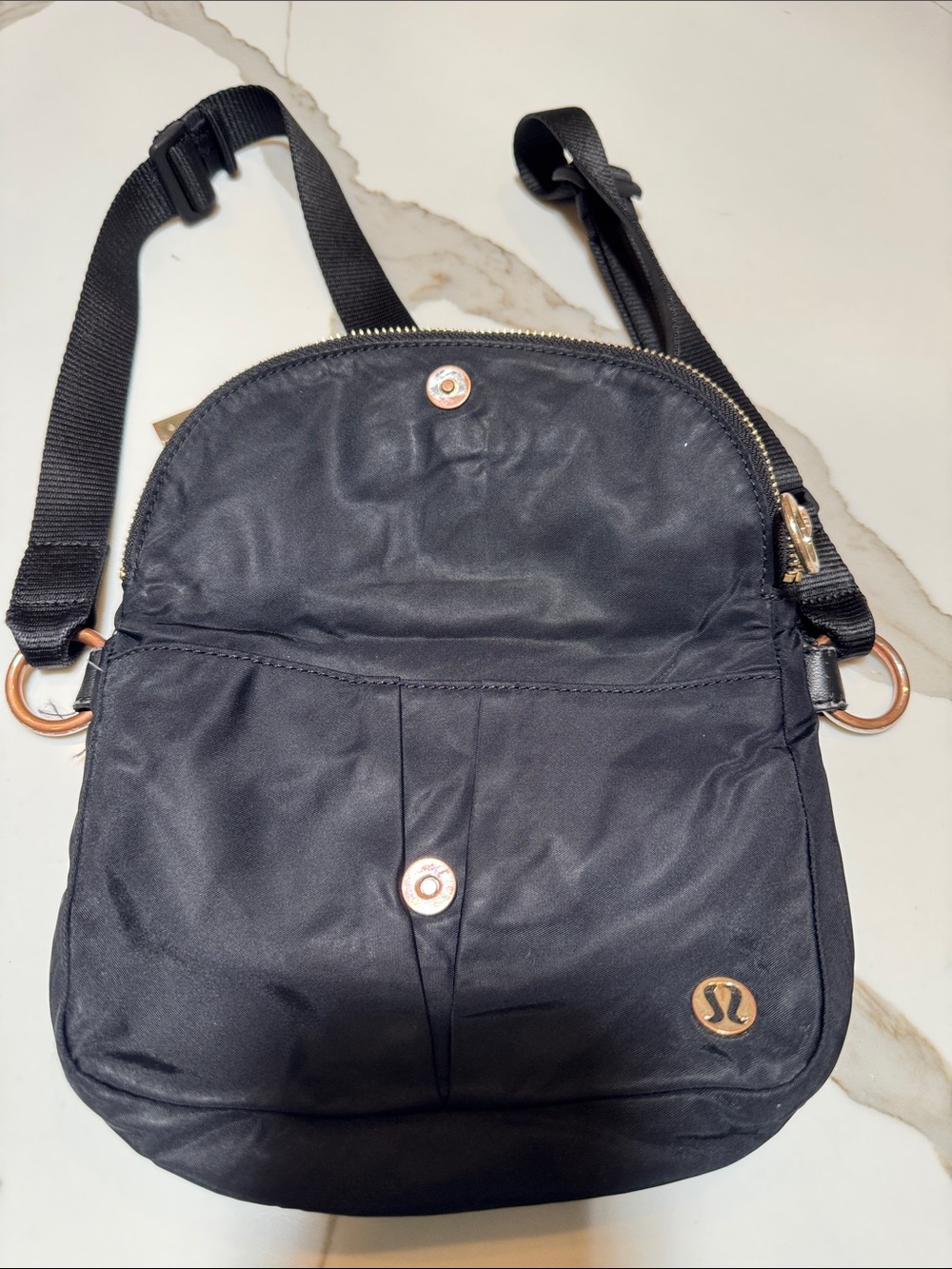 lululemon athletica 🍋🍋Black Crossbody Festival Purse size small - Picture 5 of 12